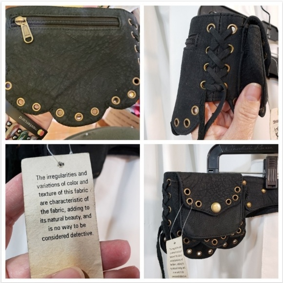 ***sold***leather utility belt fanny belt po - Picture 2 of 8